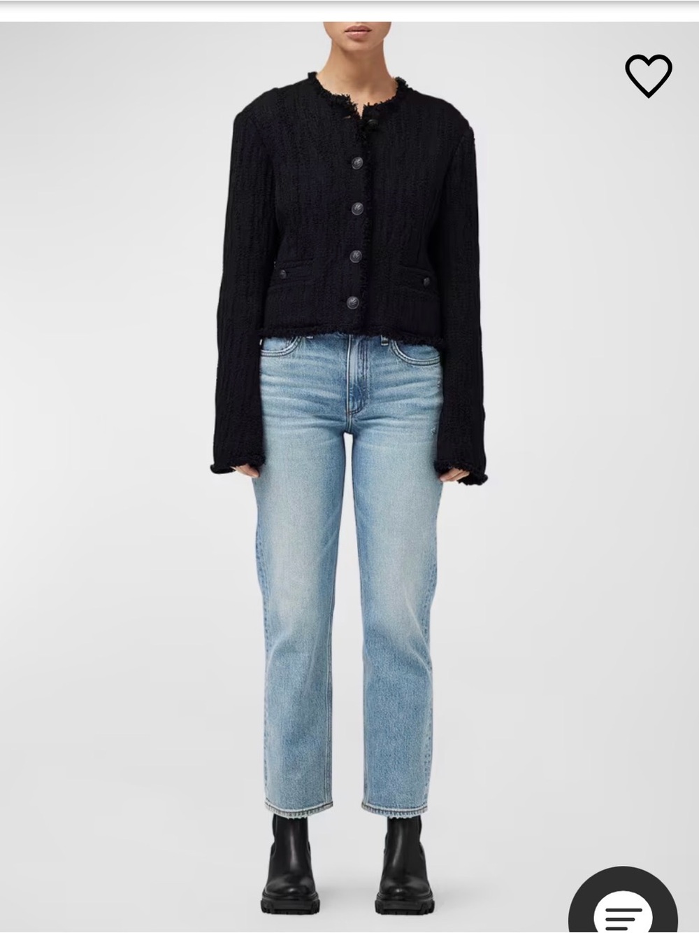 rag & bone Light Blue Straight Leg Jeans Worn once